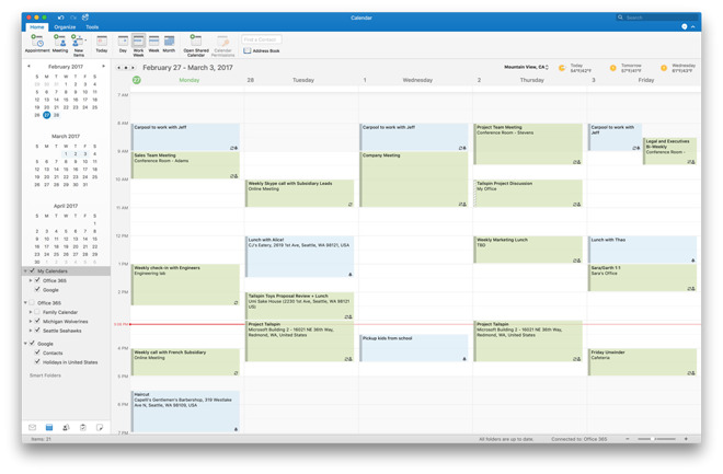 Outlook calendar for mac download